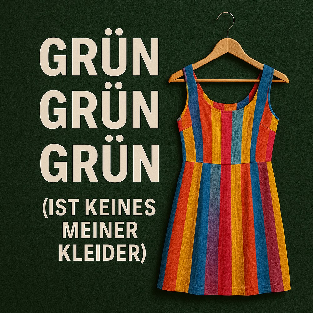 Cover zum Lied Grün Grün Grün (ist keines meiner Kleider)